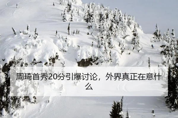 周琦首秀20分引爆讨论，外界真正在意什么
